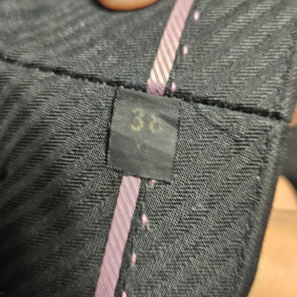 Refined Signature Carrington Charcoal Pinstripe Wool Suit - 100% Wool - Picture 7 of 10